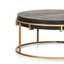 Ex Display - CCF2933-NI 100cm Round Coffee Table - Golden