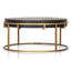 Ex Display - CCF2933-NI 100cm Round Coffee Table - Golden