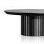 Ex Display - CCF6419-CN 90cm Wooden Round Coffee Table - Black
