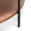 Ex Display CCF6848-DW 90cm Round Coffee Table - Walnut