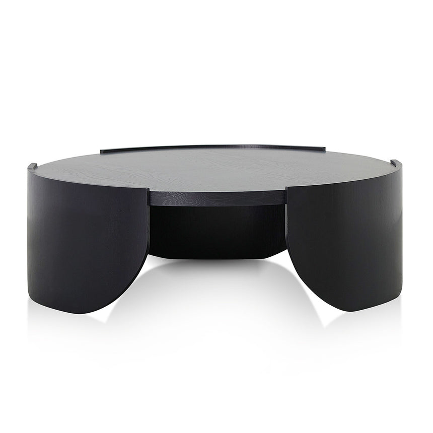 CCF8310-CN 1.1m Round Coffee Table - Black