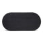 CCF8489-CN 1.3m Oval Coffee Table - Full Black Oak