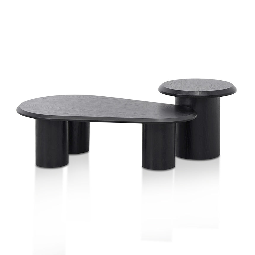 CST6918-SD Round Side Table - Full Black