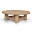 CCF8657-NA 100cm Elm Round Coffee Table - Natural