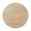 CCF8666-NI Travertine Marble 100cm Round Coffee Table - Light Natural Elm