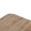 CCF8717-RB 90cm Travertine Top Coffee Table - Walnut