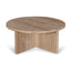 Ex Display - CCF8727-RB 90cm Travertine Top Round Coffee Table