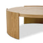 CCF8786-CN 100cm Wooden Round Coffee Table - Natural