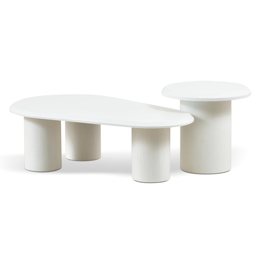CST8803-NY 42cm Fibre Glass Side Table - White