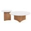 CCF8584-DW Nested Marble Coffee Table - Natural