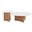 CCF8584-DW Nested Marble Coffee Table - Natural
