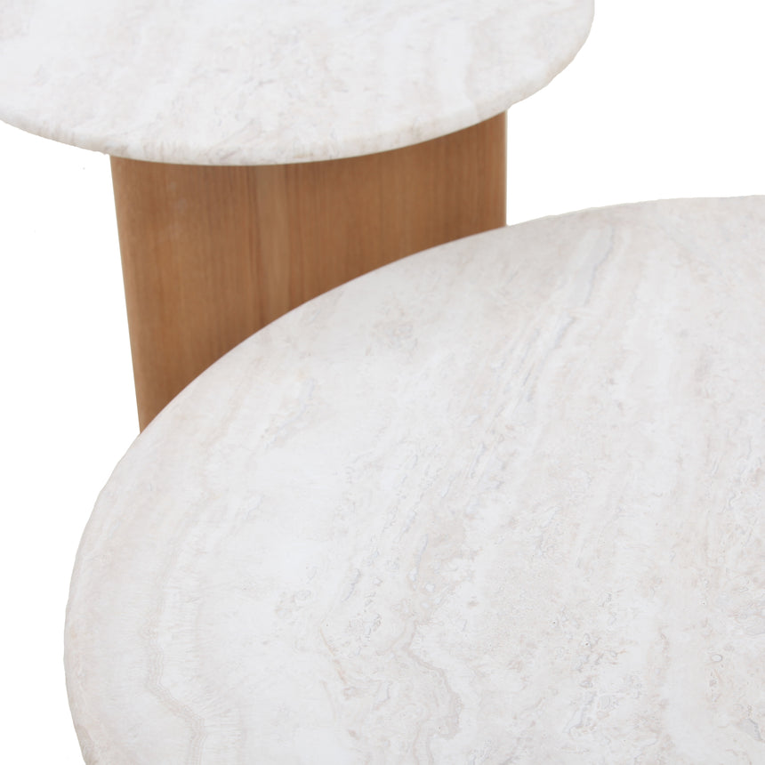 CCF8584-DW Nested Marble Coffee Table - Natural