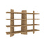 CDT12797-CN 2.4m Bookshelf - Natural Oak