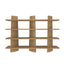 CDT12797-CN 2.4m Bookshelf - Natural Oak