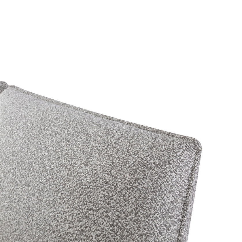 CBD8365-YO Fabric Queen Bed Frame - Olive Brown Boucle