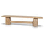 CDB10234-NA 2.06m Elm Bench - Natural