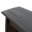 CDB10259-NI 1.4m Elm Dining Bench - Full Black