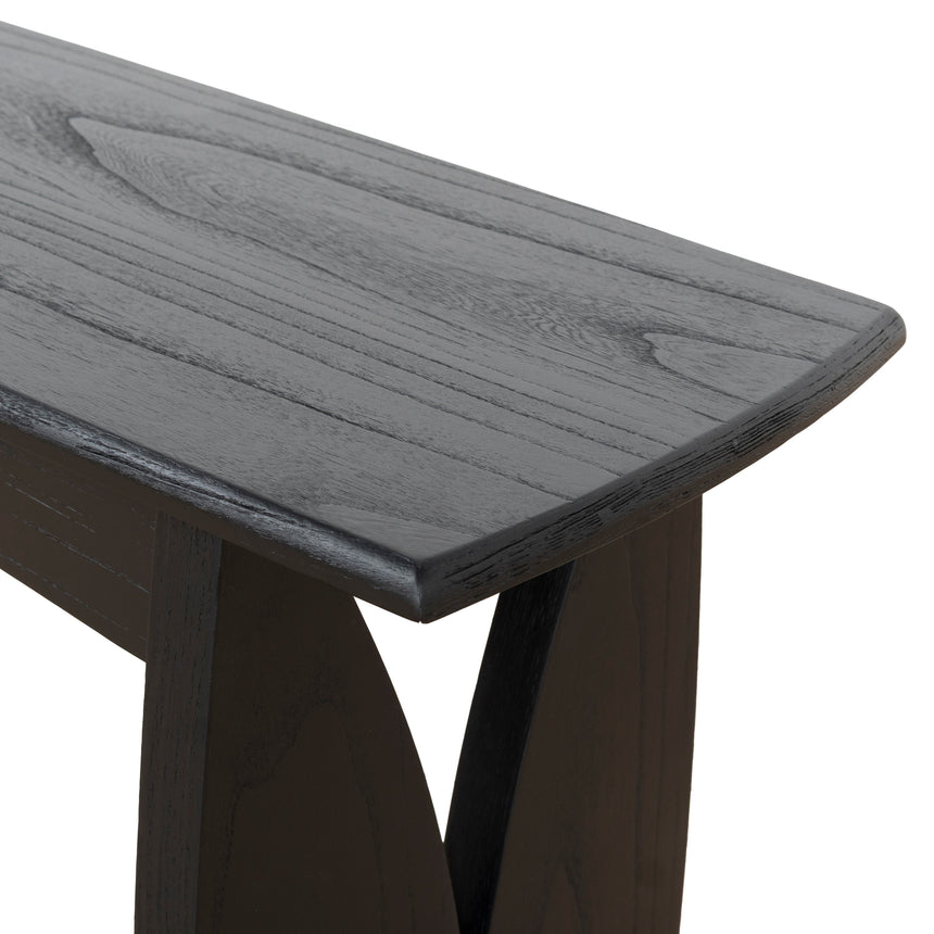 CDB10259-NI 1.4m Elm Dining Bench - Full Black