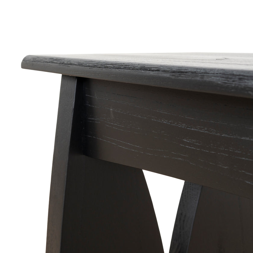 CDB10259-NI 1.4m Elm Dining Bench - Full Black