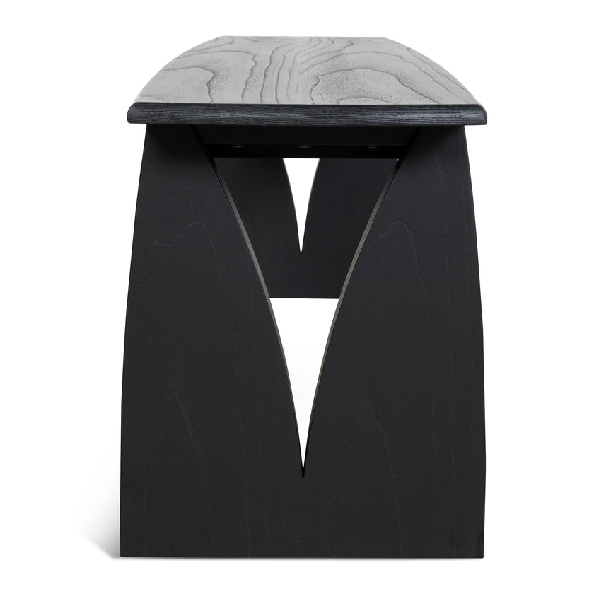 CDB10259-NI 1.4m Elm Dining Bench - Full Black