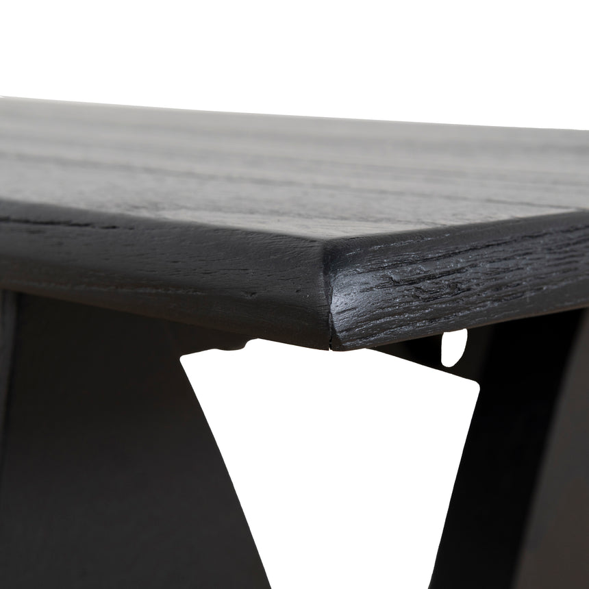 CDB10259-NI 1.4m Elm Dining Bench - Full Black