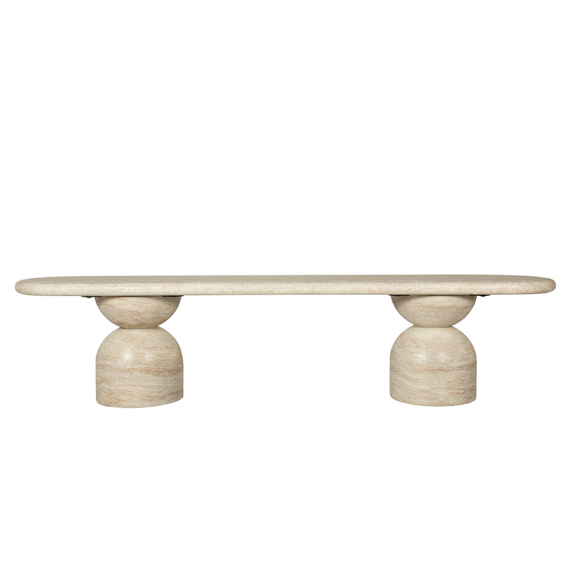 CDB12288-CO 2m Indoor Bench - Light Travertine Look