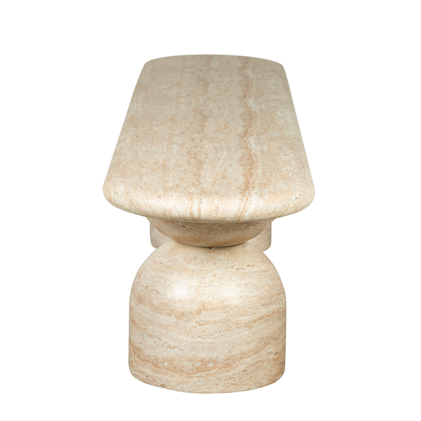 CDB12288-CO 2m Indoor Bench - Light Travertine Look