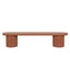 CDB12290-CO 2.1m Concrete Bench - Terracotta