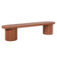 CDB12290-CO 2.1m Concrete Bench - Terracotta
