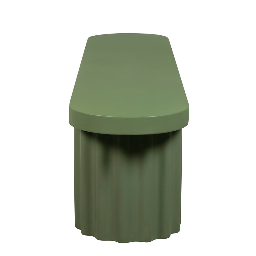 CDB12294-CO 2.1m Concrete Bench - Green