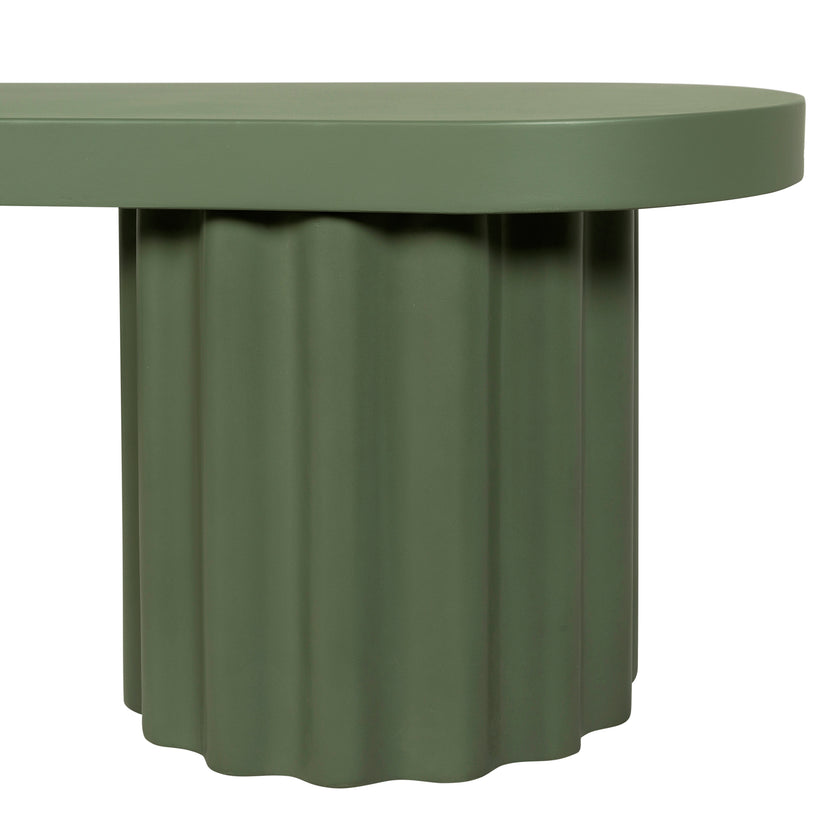 CDB12294-CO 2.1m Concrete Bench - Green