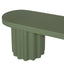 CDB12294-CO 2.1m Concrete Bench - Green