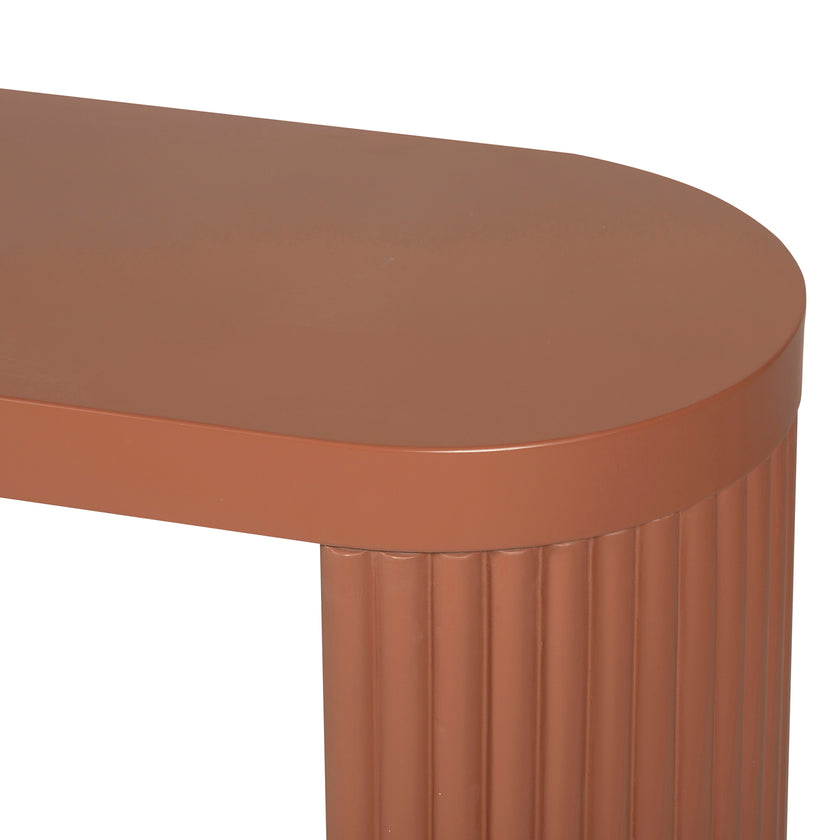 CDB12298-CO 2m Concrete Bench - Terracotta