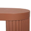 CDB12298-CO 2m Concrete Bench - Terracotta
