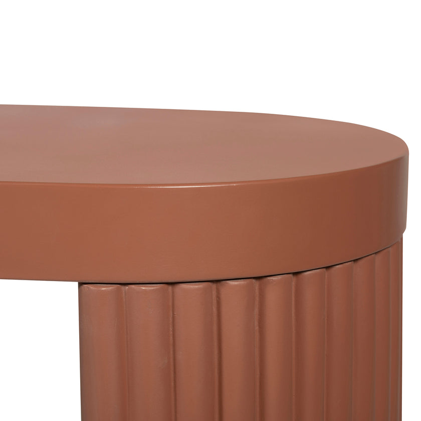 CDB12298-CO 2m Concrete Bench - Terracotta