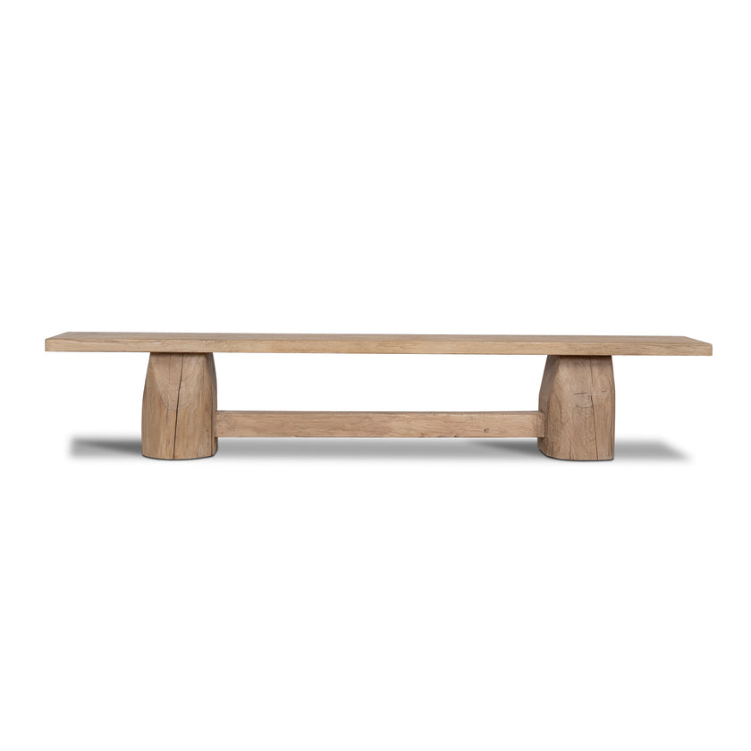 CCF12527-NA 2.5m Elm Bench - Natural