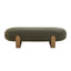 CDB12561-IG 1.5m Long Bench - Woven Green