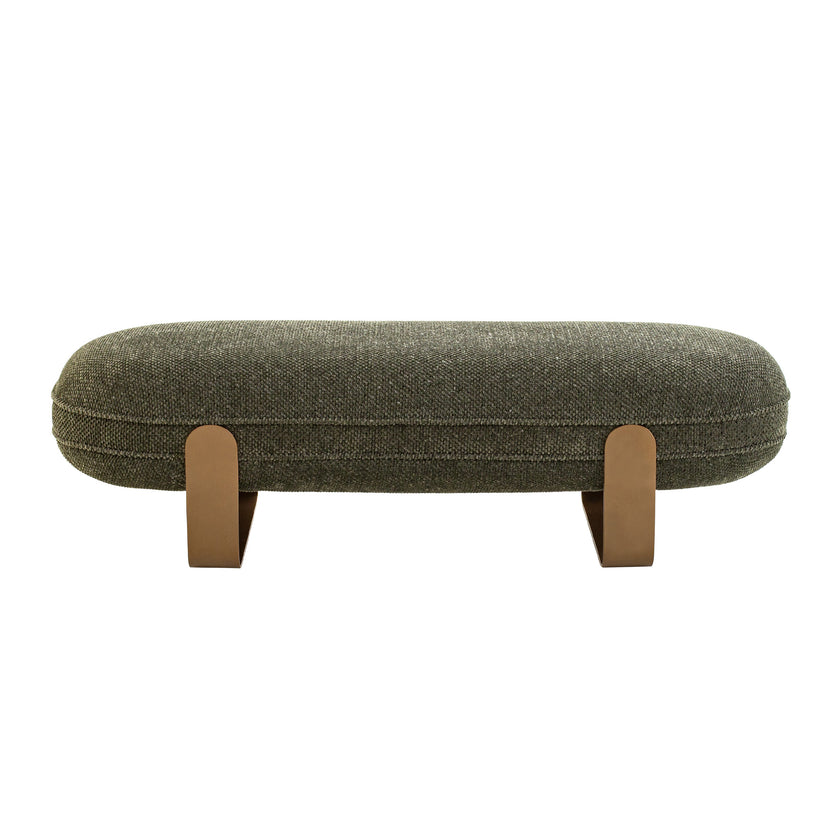 CDB12561-IG 1.5m Long Bench - Woven Green
