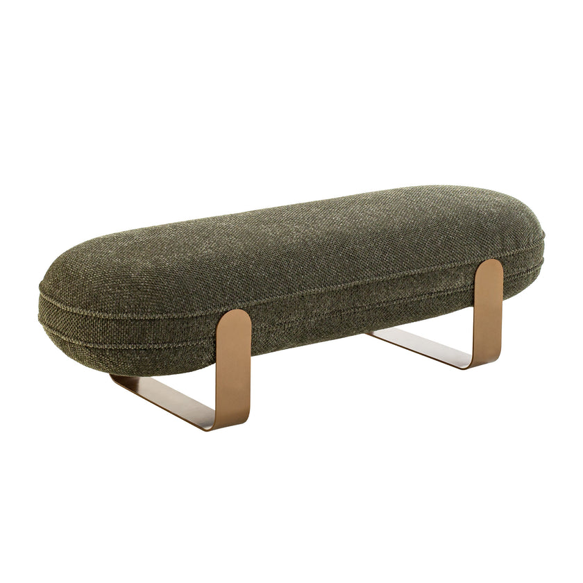 CDB12561-IG 1.5m Long Bench - Woven Green