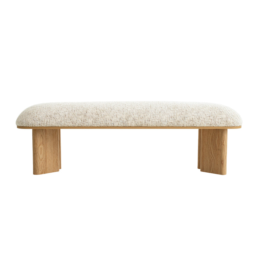 CDB12566-IG 1.5m Natural Bench - Plush Beige