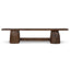 CDB12677-NA 2m Elm Bench - Dark Brown