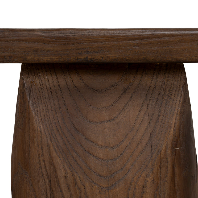 CDB12677-NA 2m Elm Bench - Dark Brown