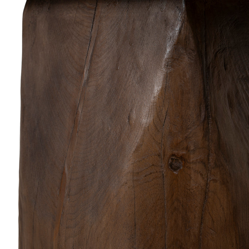 CDB12677-NA 2m Elm Bench - Dark Brown