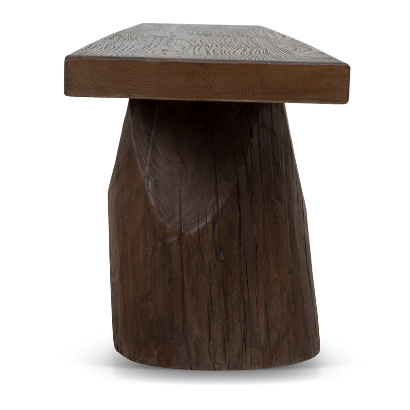 CDB12678-NA 2.5m Elm Bench - Dark Brown