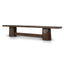 CDB12678-NA 2.5m Elm Bench - Dark Brown