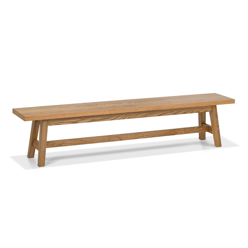 CDB14136-VN 2.2m Dining Bench - Rustic Oak