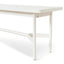 CDB8990-KD 1.8m Wooden Bench - Full White