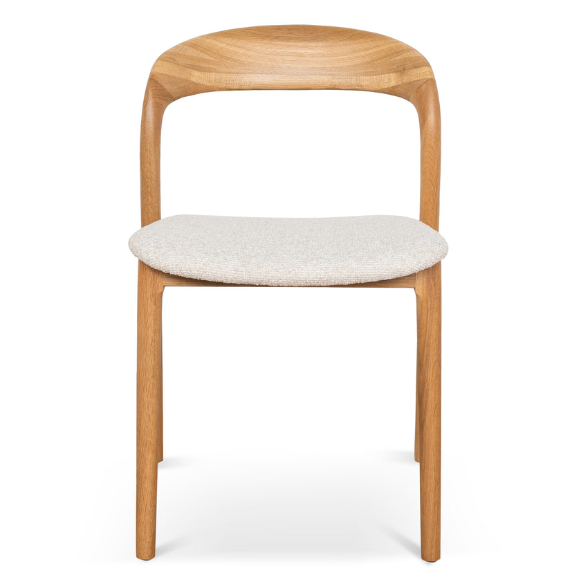 Ex Display - CDC10182-SD Natural Dining Chair - Beige
