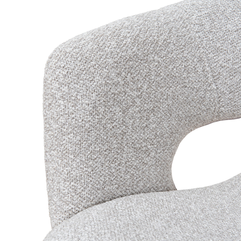 CDC10193-FH White Dining Chair - Clay Grey (Set of 2)