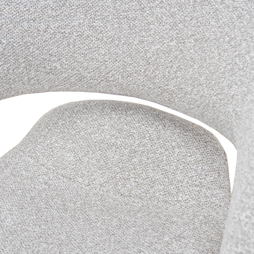 CDC10193-FH White Dining Chair - Clay Grey (Set of 2)